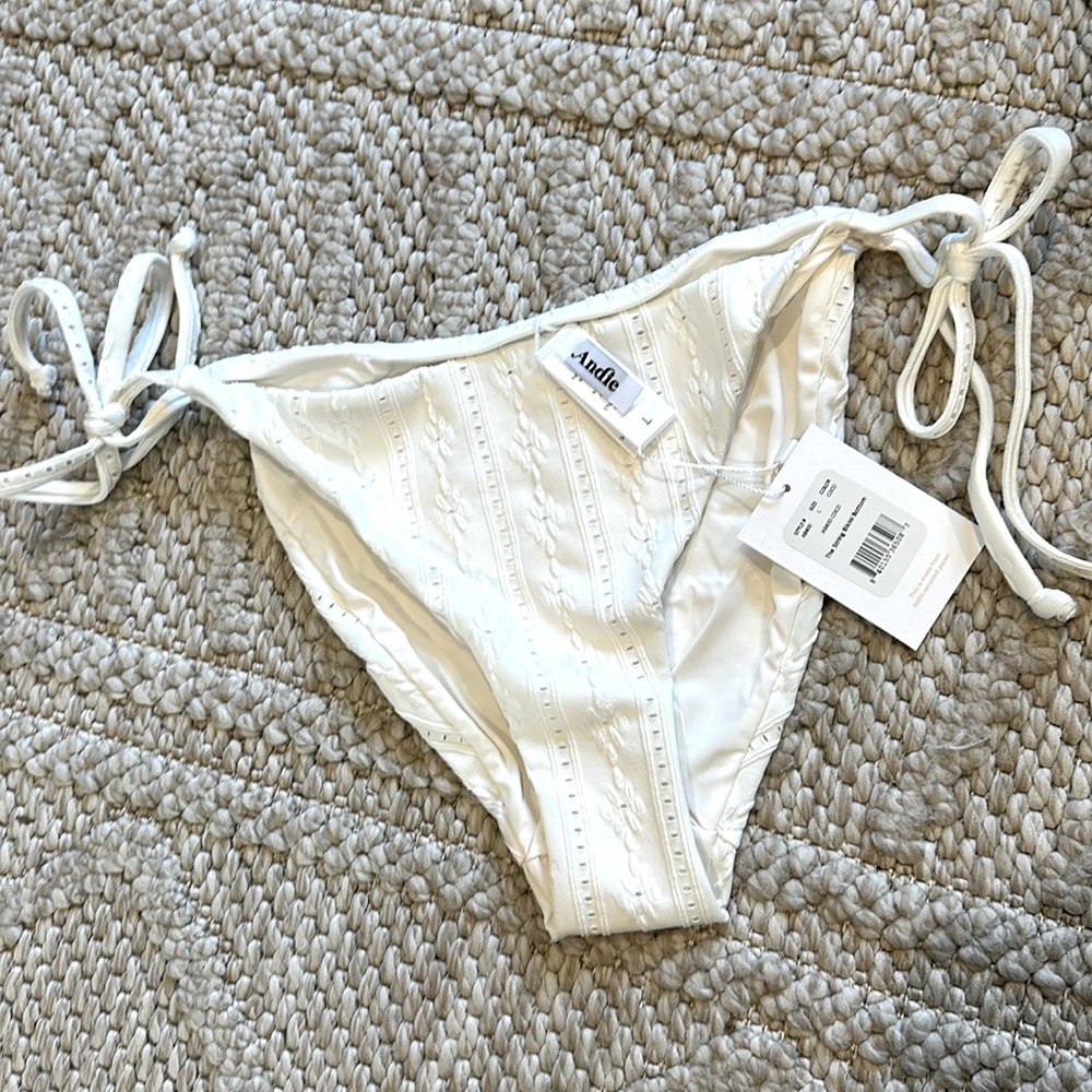 Andie Swim The String Bikini Bottom in Coco